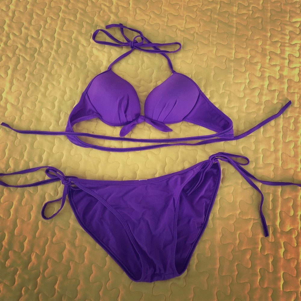 Hot purple bikini swimwear size 8-10